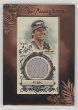 2019 Topps Allen & Ginter's - Mini Framed Relics #MFR-CF - Carlton Fisk [EX to NM]