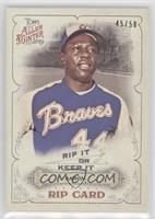 Hank Aaron [Poor to Fair] #/50