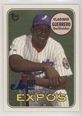 2019 Topps Archives - 50th Anniversary of the Montreal Expos - Blue Foil #MTL-VG - Vladimir Guerrero /150