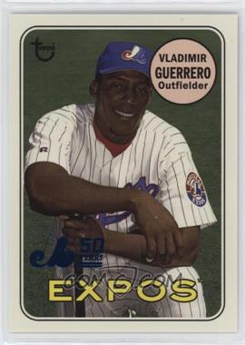 2019 Topps Archives - 50th Anniversary of the Montreal Expos - Blue Foil #MTL-VG - Vladimir Guerrero /150