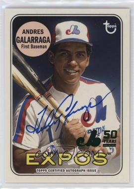 2019 Topps Archives - 50th Anniversary of the Montreal Expos Autographs - Green Foil #MTLA-AG - Andres Galarraga /99