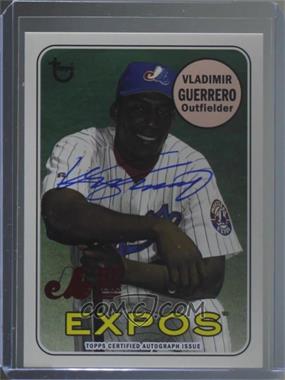 2019 Topps Archives - 50th Anniversary of the Montreal Expos Autographs - Red Foil #MTLA-VG - Vladimir Guerrero /10