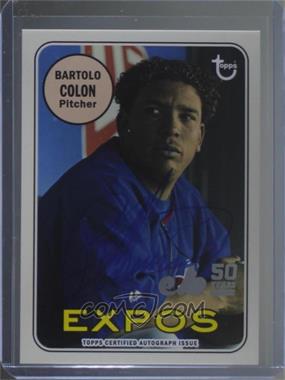 2019 Topps Archives - 50th Anniversary of the Montreal Expos #MTL-BC - Bartolo Colon