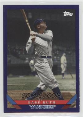 2019 Topps Archives - [Base] - Purple #201 - 1993 Design - Babe Ruth /175