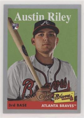 2019 Topps Archives - [Base] - Silver #13 - 1958 Design - Austin Riley /99