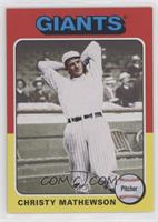 1975 Design Signature Omission - Christy Mathewson