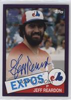 1985 Design - Jeff Reardon #/150