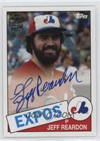 1985 Design - Jeff Reardon