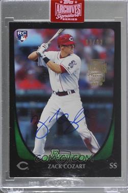 2019 Topps Archives Signature Series Active Player Edition Buybacks - [Base] #11BDPP-59 - Zack Cozart (2011 Bowman Draft Picks and Prospects) /63 [Buyback]