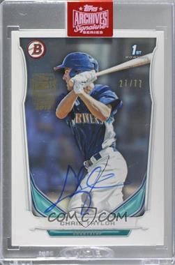 2019 Topps Archives Signature Series Active Player Edition Buybacks - [Base] #14BP-BP14 - Chris Taylor (2014 Bowman Prospects) /77 [Buyback]