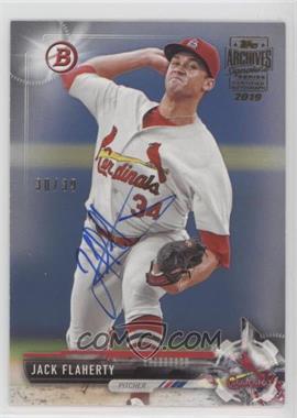 2019 Topps Archives Signature Series Active Player Edition Buybacks - [Base] #17B-BP103 - Jack Flaherty (2017 Bowman - Prospects) /39