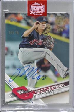 2019 Topps Archives Signature Series Active Player Edition Buybacks - [Base] #17T-688 - Mike Clevinger (2017 Topps) /76 [Buyback]