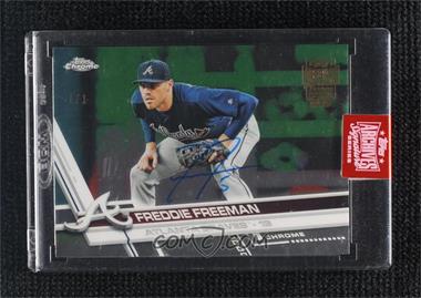 2019 Topps Archives Signature Series Active Player Edition Buybacks - [Base] #17TC-146 - Freddie Freeman (2017 Topps Chrome) /1 [Buyback]