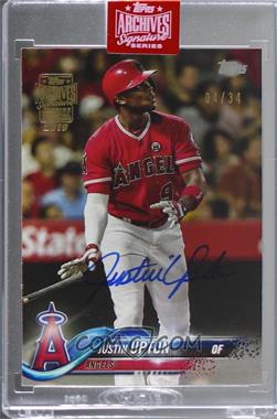 2019 Topps Archives Signature Series Active Player Edition Buybacks - [Base] #18T-190 - Justin Upton (2018 Topps) /34 [Buyback]