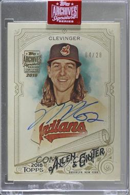 2019 Topps Archives Signature Series Active Player Edition Buybacks - [Base] #18TAG-169 - Mike Clevinger (2018 Topps Allen & Ginter) /28 [Buyback]