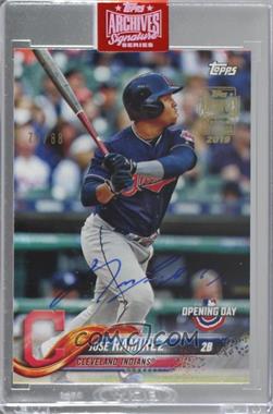 2019 Topps Archives Signature Series Active Player Edition Buybacks - [Base] #18TOD-160 - Jose Ramirez (2018 Topps Opening Day) /88 [Buyback]