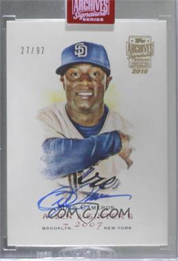 2019 Topps Archives Signature Series Retired Player Edition Buybacks - [Base] #07TAG-214 - Mike Cameron (2017 Topps Allen & Ginter) /92 [Buyback]