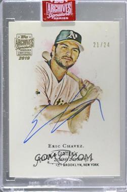 2019 Topps Archives Signature Series Retired Player Edition Buybacks - [Base] #08TAG-258 - Eric Chavez (2008 Topps Allen & Ginter's) /24 [Buyback]