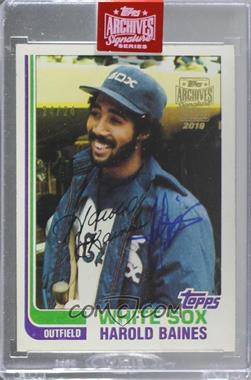 2019 Topps Archives Signature Series Retired Player Edition Buybacks - [Base] #82T-684 - Harold Baines (1982 Topps) /24 [Buyback]
