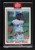 Mickey Rivers (1982 Topps) [Buyback] #/87