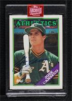 Jose Canseco (1988 Topps) [Buyback] #/48