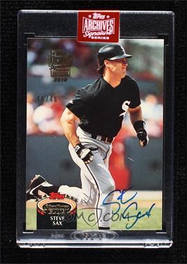 2019 Topps Archives Signature Series Retired Player Edition Buybacks - [Base] #92TSC-635 - Steve Sax (1992 Topps Stadium Club) /46 [Buyback]
