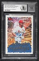 Mark McGwire (1999 Topps Record Numbers) [BAS Certified BGS Enca…