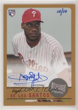 2019 Topps Archives Snapshots - Autographs - Gold #AS-DP - Enyel de los Santos /10