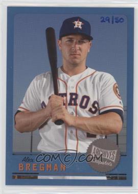 2019 Topps Archives Snapshots - [Base] - Blue #AS-AB - Alex Bregman /50