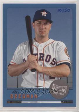 2019 Topps Archives Snapshots - [Base] - Blue #AS-AB - Alex Bregman /50