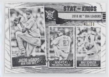 2019 Topps Big League - [Base] - Artist Rendition #362 - Stat Kings - Max Scherzer, Aaron Nola, Jacob deGrom /50