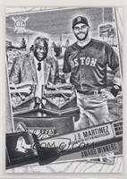 Award Winners - J.D. Martinez (Receiving Award from Hank Aaron) #/50