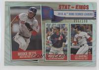 Stat Kings - J.D. Martinez, Francisco Lindor, Mookie Betts #/100