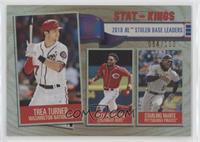 Stat Kings - Starling Marte, Billy Hamilton, Trea Turner #/100