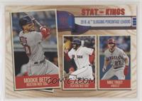 Stat Kings - Mike Trout, J.D. Martinez, Mookie Betts