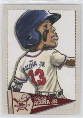 2019 Topps Big League - Star Caricatures - Reproductions #SCR-RA - Ronald Acuña Jr.