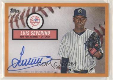 2019 Topps Brooklyn Collection - Autograph - Orange #BCA-LS - Luis Severino /25