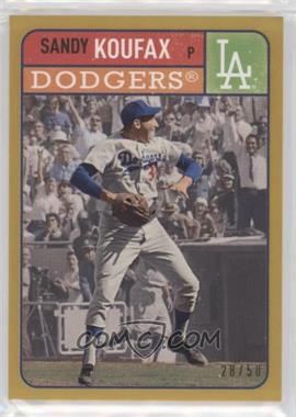 2019 Topps Brooklyn Collection - [Base] - Gold #40 - Sandy Koufax /50