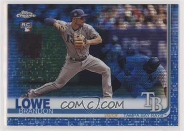 2019 Topps Chrome - [Base] - Blue Wave Refractor #151 - Brandon Lowe /75