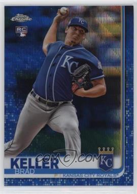 2019 Topps Chrome - [Base] - Blue Wave Refractor #54 - Brad Keller /75