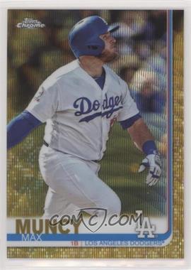 2019 Topps Chrome - [Base] - Gold Wave Refractor #32 - Max Muncy /50