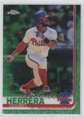 2019 Topps Chrome - [Base] - Green Refractor #103 - Odubel Herrera /99