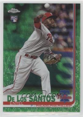 2019 Topps Chrome - [Base] - Green Wave Refractor #105 - Enyel De Los Santos /99