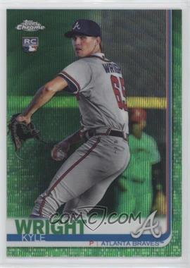 2019 Topps Chrome - [Base] - Green Wave Refractor #120 - Kyle Wright /99