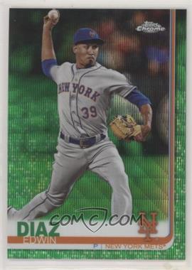 2019 Topps Chrome - [Base] - Green Wave Refractor #74 - Edwin Diaz /99