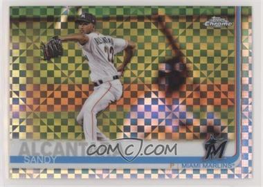 2019 Topps Chrome - [Base] - Mega Box X-Fractor #119 - Sandy Alcantara