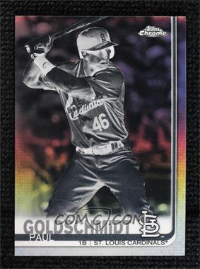 2019 Topps Chrome - [Base] - Negative Refractor #139 - Paul Goldschmidt