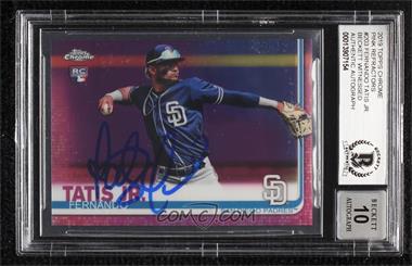 2019 Topps Chrome - [Base] - Pink Refractor #203 - Fernando Tatis Jr. [BAS Authentic]