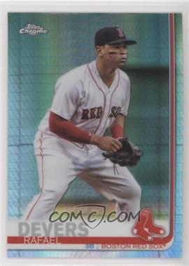 2019 Topps Chrome - [Base] - Prism Refractor #184 - Rafael Devers