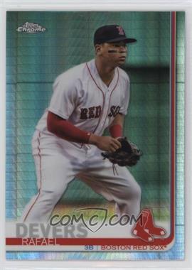 2019 Topps Chrome - [Base] - Prism Refractor #184 - Rafael Devers